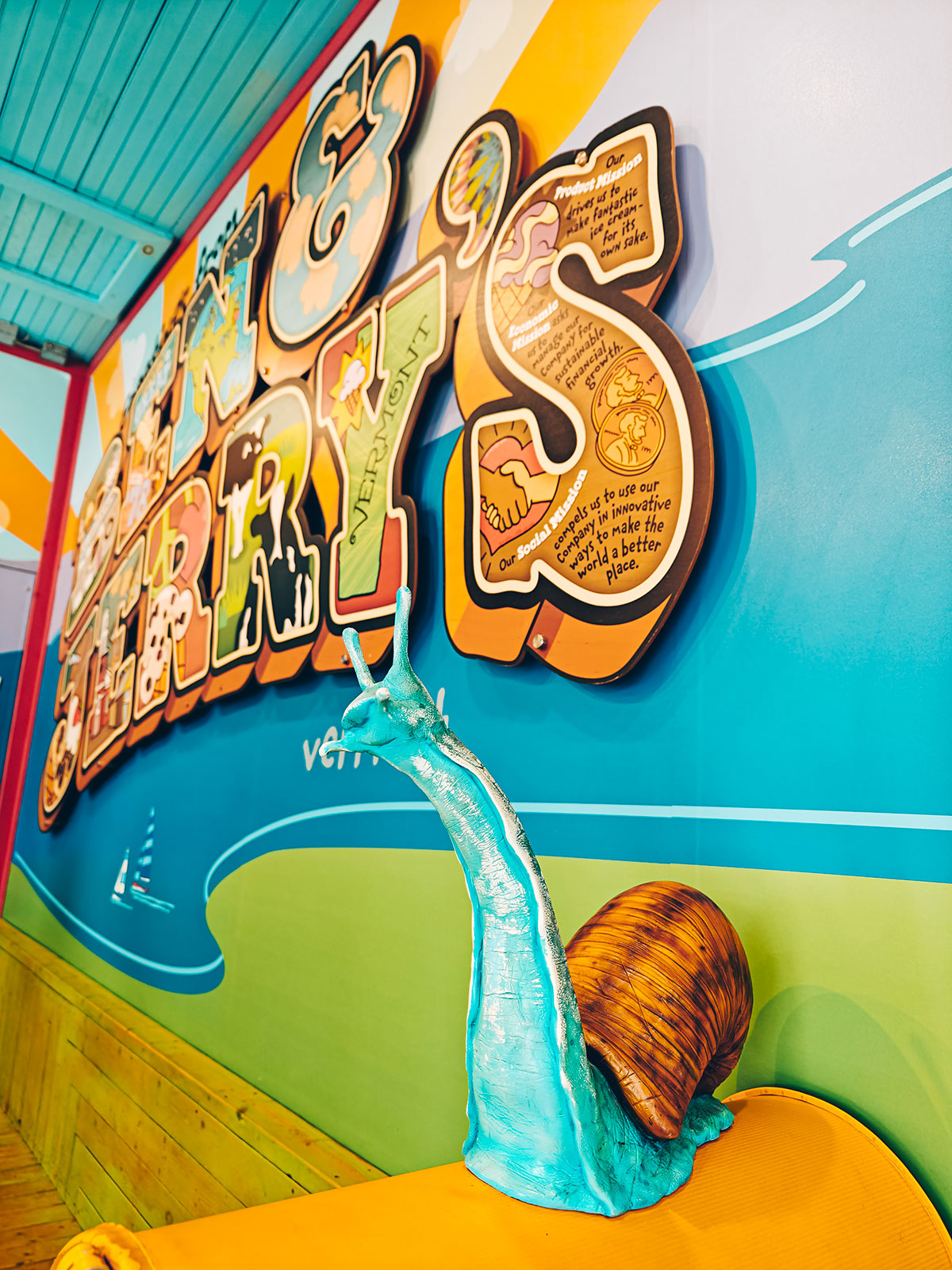 L’usine Ben & Jerry’s de Waterbury, Vermont