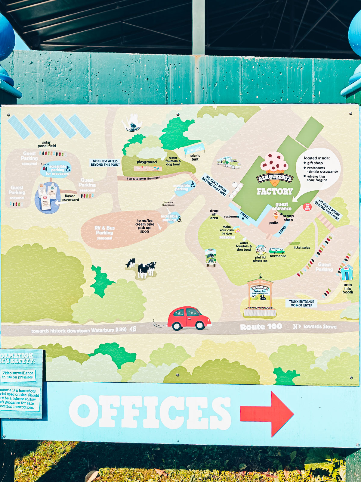 L’usine Ben & Jerry’s de Waterbury, Vermont