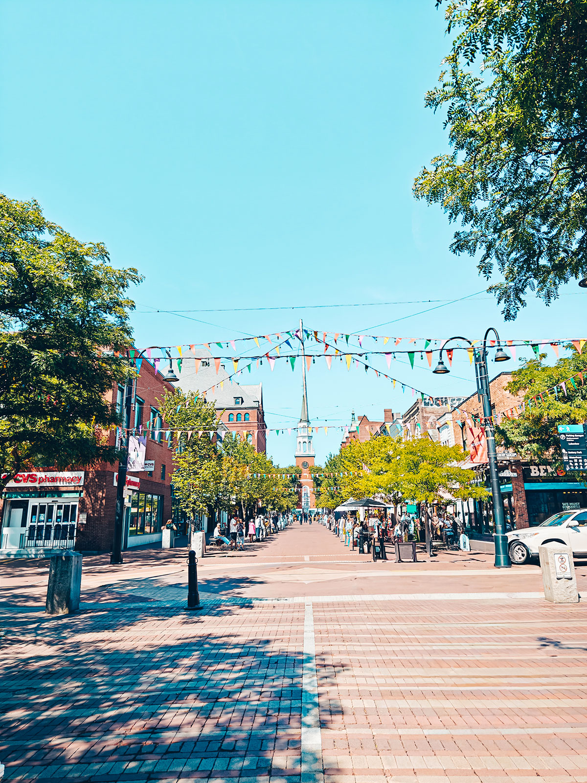 Church Street, la rue piétonne de Burlington