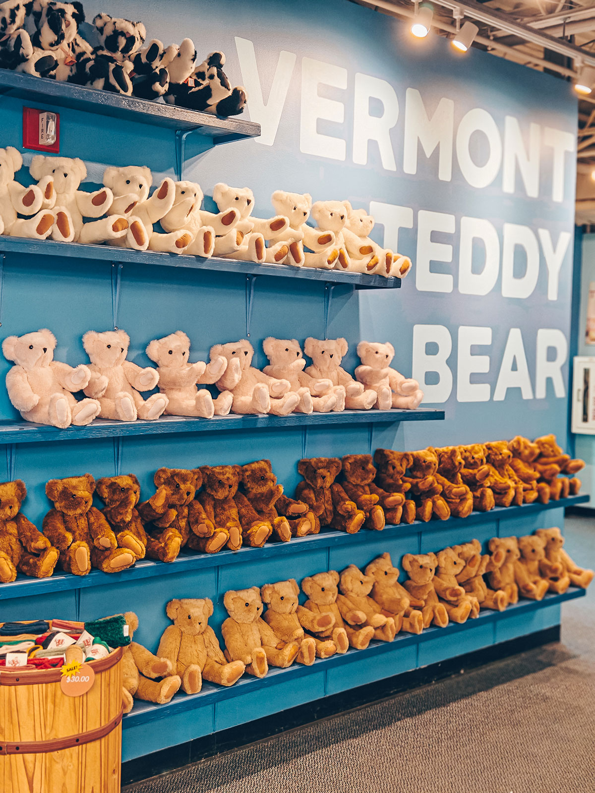 L’usine Vermont Teddy Bear, à Shelburne