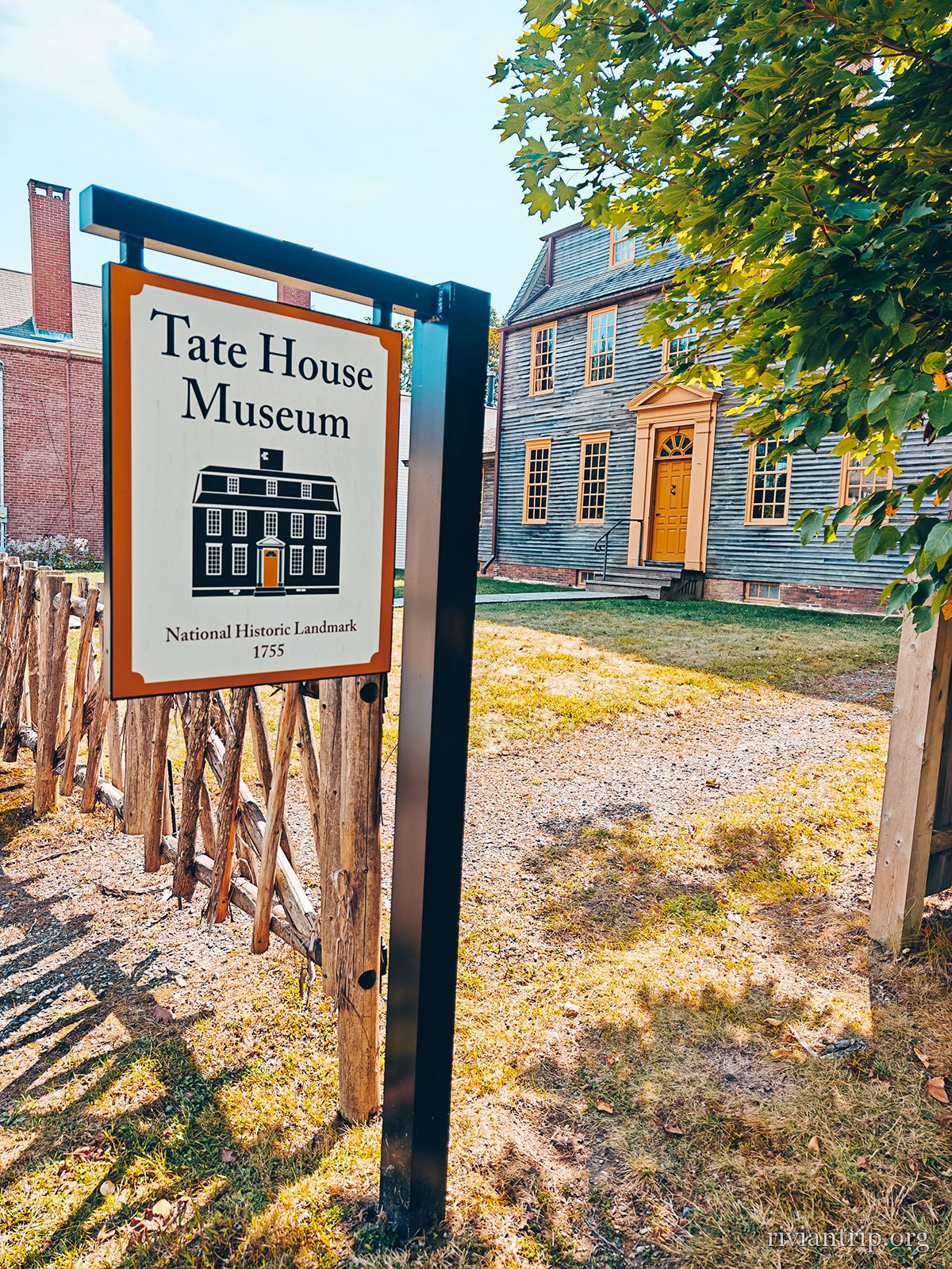 La Tate House, bâtie en 1755 dans le quartier de Stroudwater