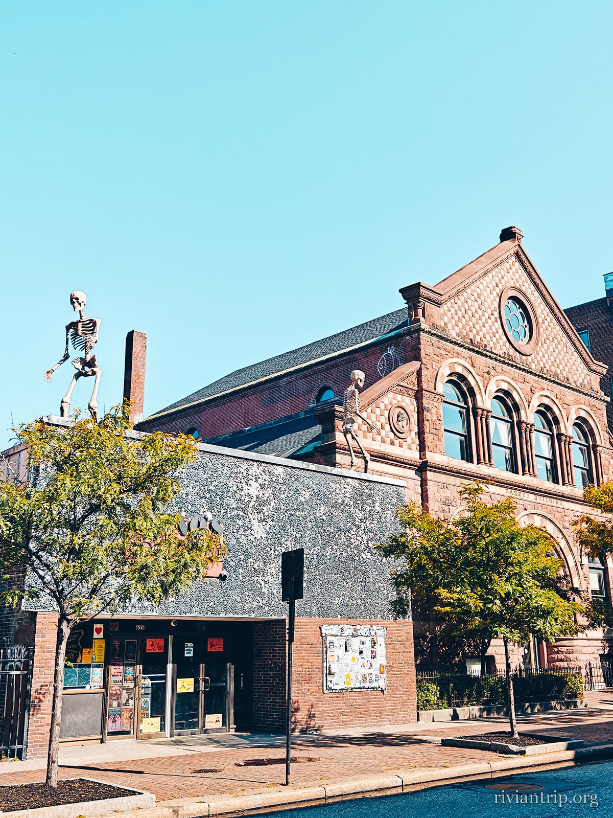 Une rue de Portland, dans la brique du Old Port