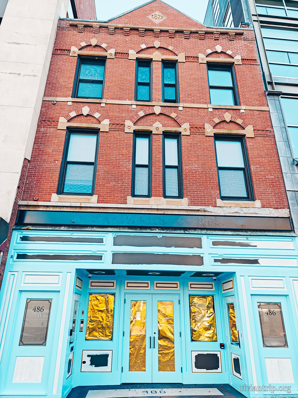 Une rue de Portland, dans la brique du Old Port