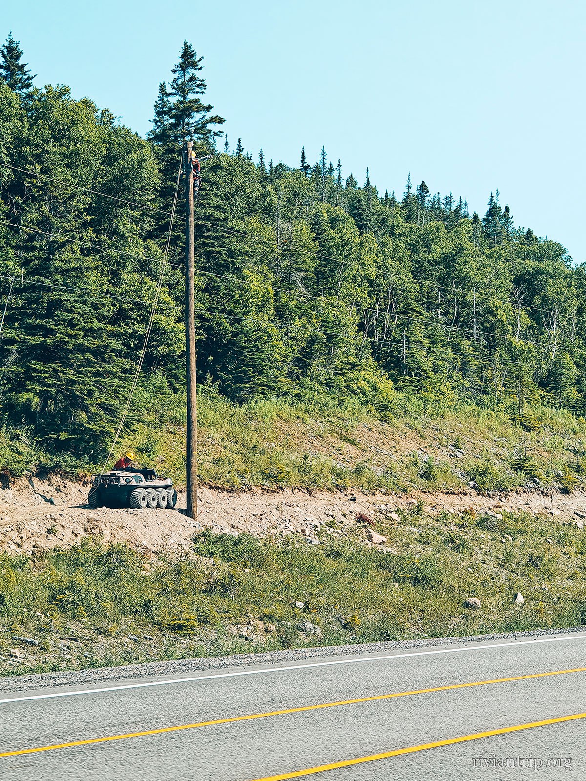 Sur la route 1, Terre-Neuve-et-Labrador, Canada